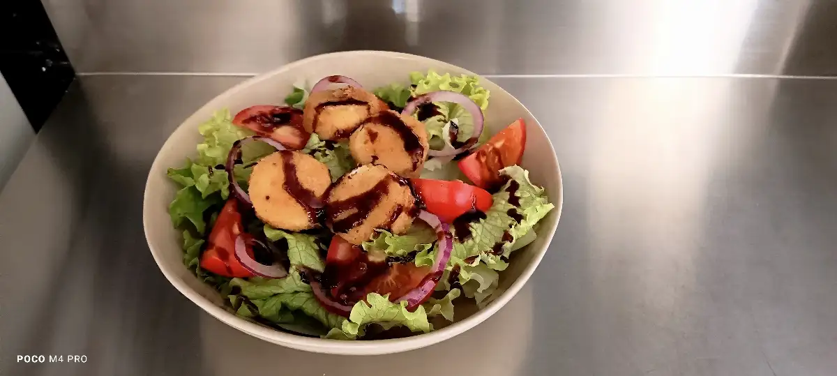 Salade chèvre pané